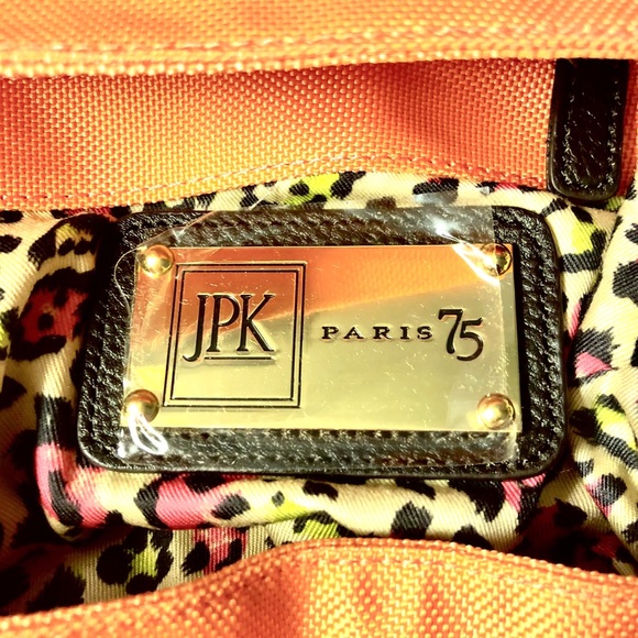 NWT, JPK Paris 75 Nylon Bucket Tote Purse - Picture 3 of 6